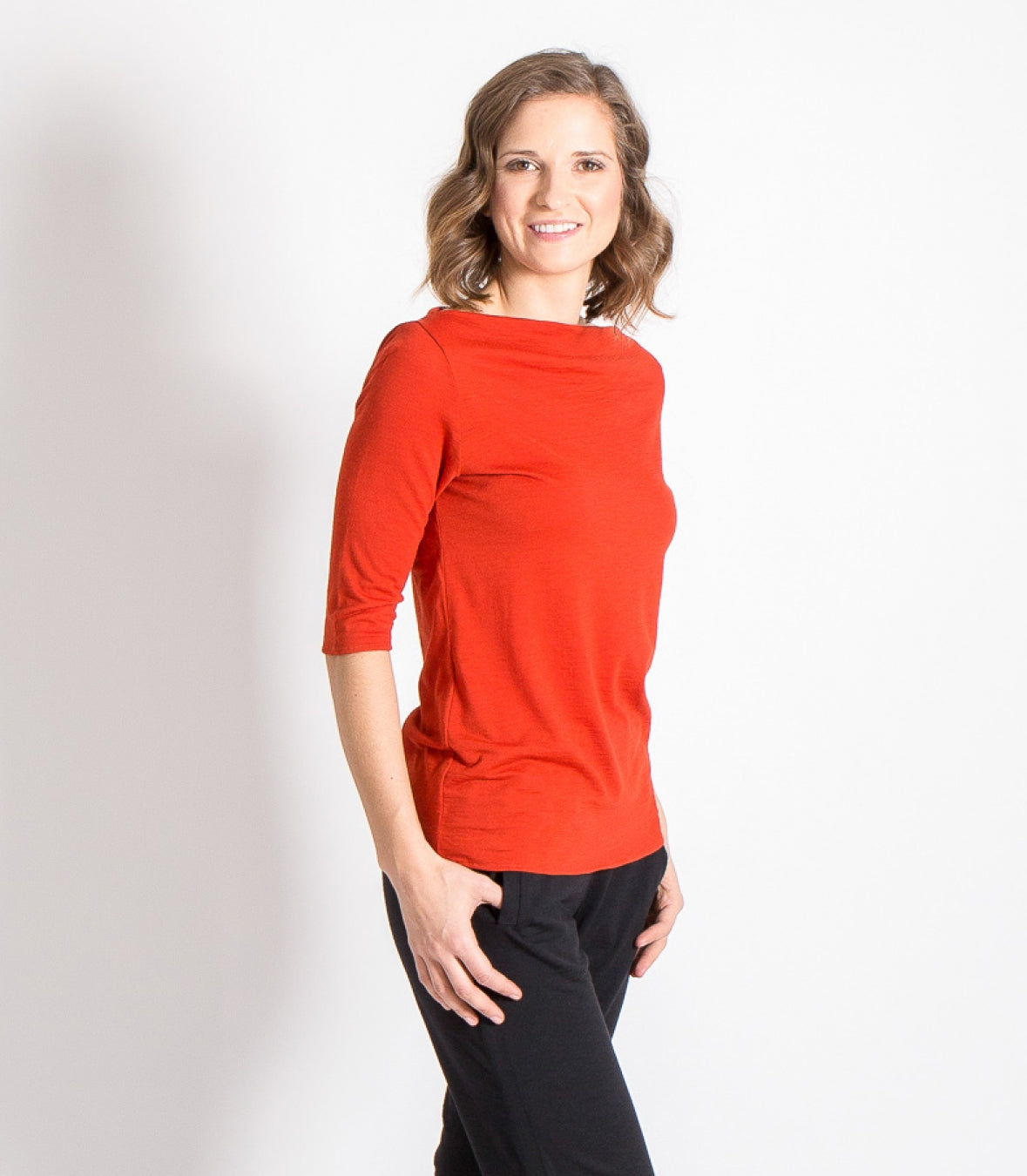 Wool Dressy Boat Neck Made in USA | RAMBLERS WAY
