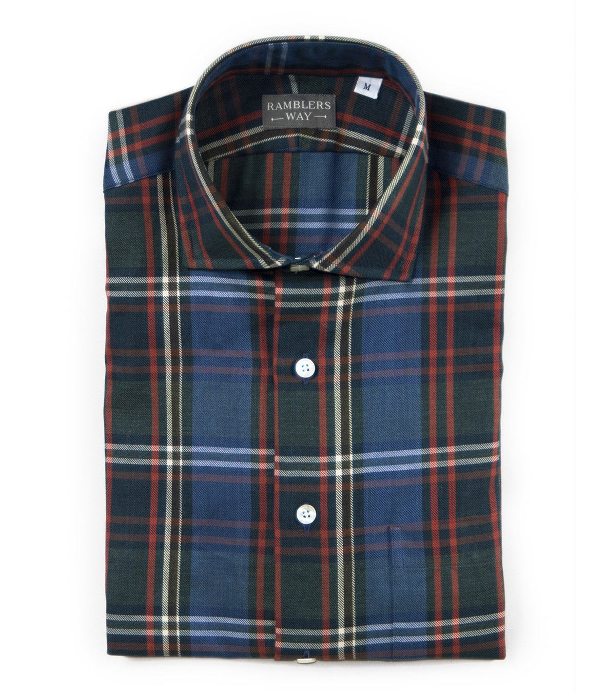 Cotton Lowell Semi-Fitted Shirt Made in USA | RAMBLERS WAY