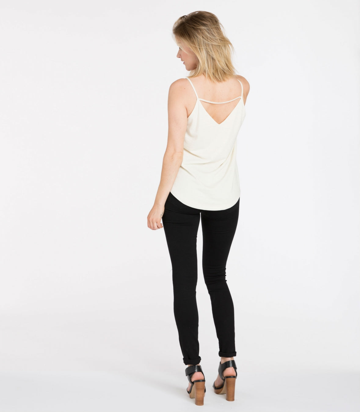 Wool Deep-V Camisole Made in USA | RAMBLERS WAY