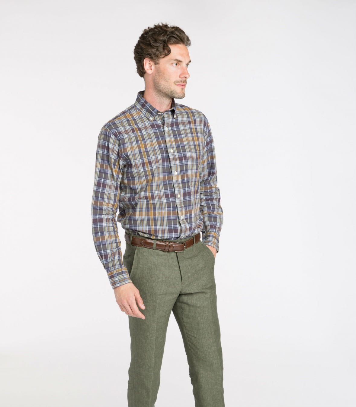 Linen Garda Pants Made in USA | RAMBLERS WAY