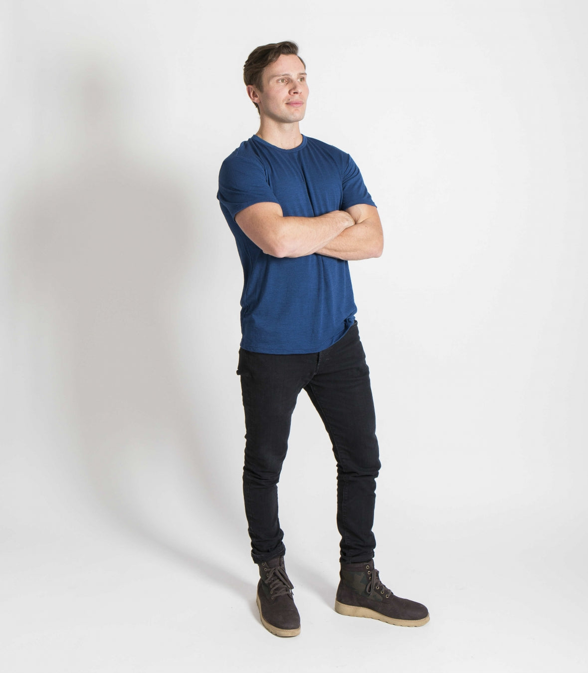 Wool Crew Neck SS - Additional Colors Made in USA | RAMBLERS WAY