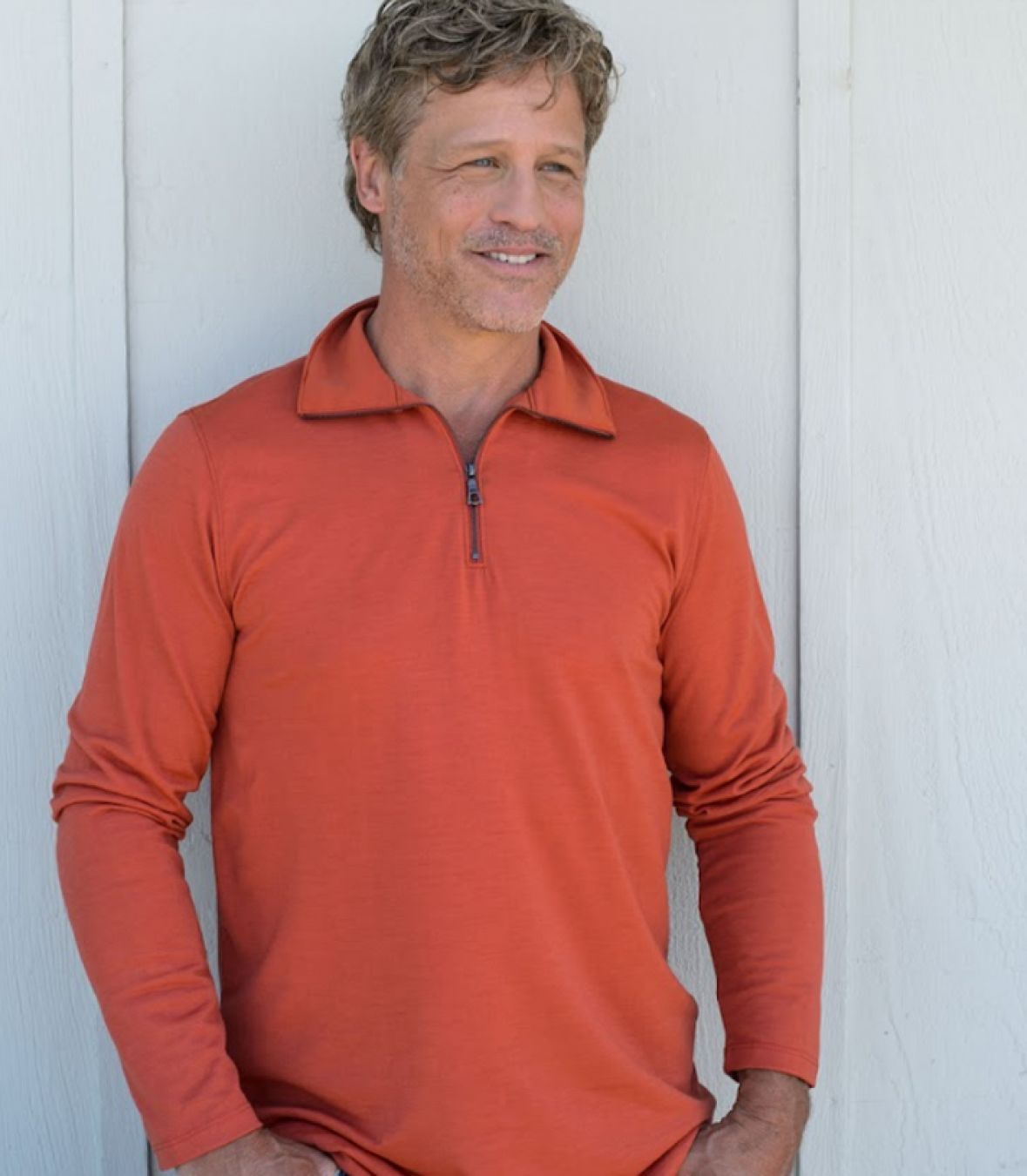 Wool Quarter Zip Pullover Made in USA | RAMBLERS WAY