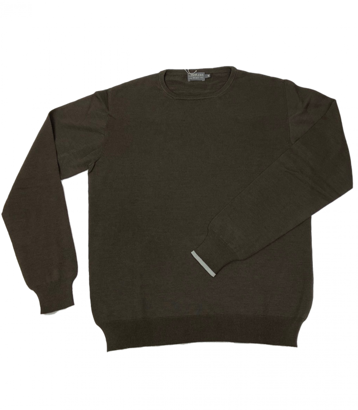 USA Crew Neck Wool Sweater Made in USA | RAMBLERS WAY