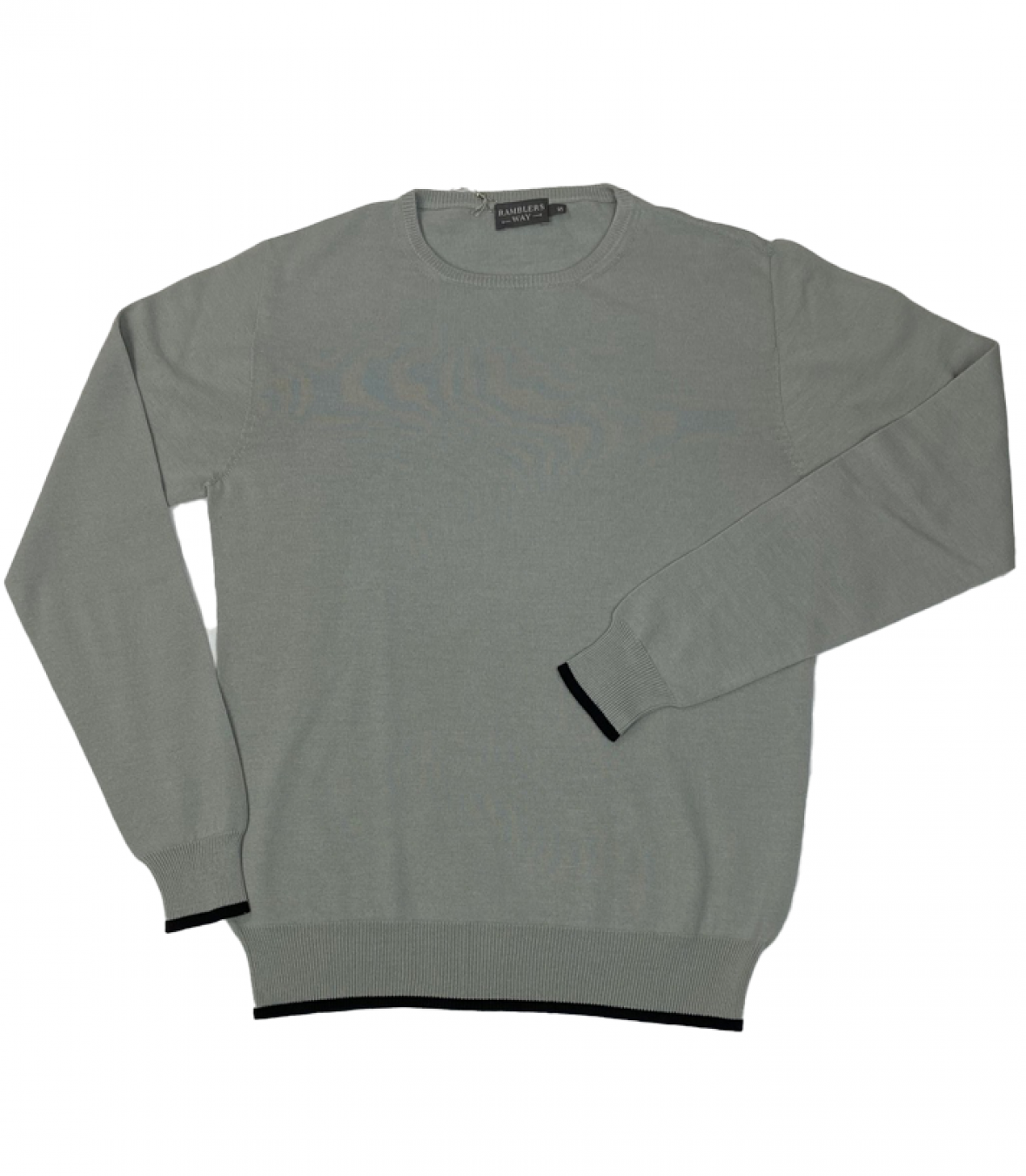 USA Crew Neck Wool Sweater Made in USA | RAMBLERS WAY