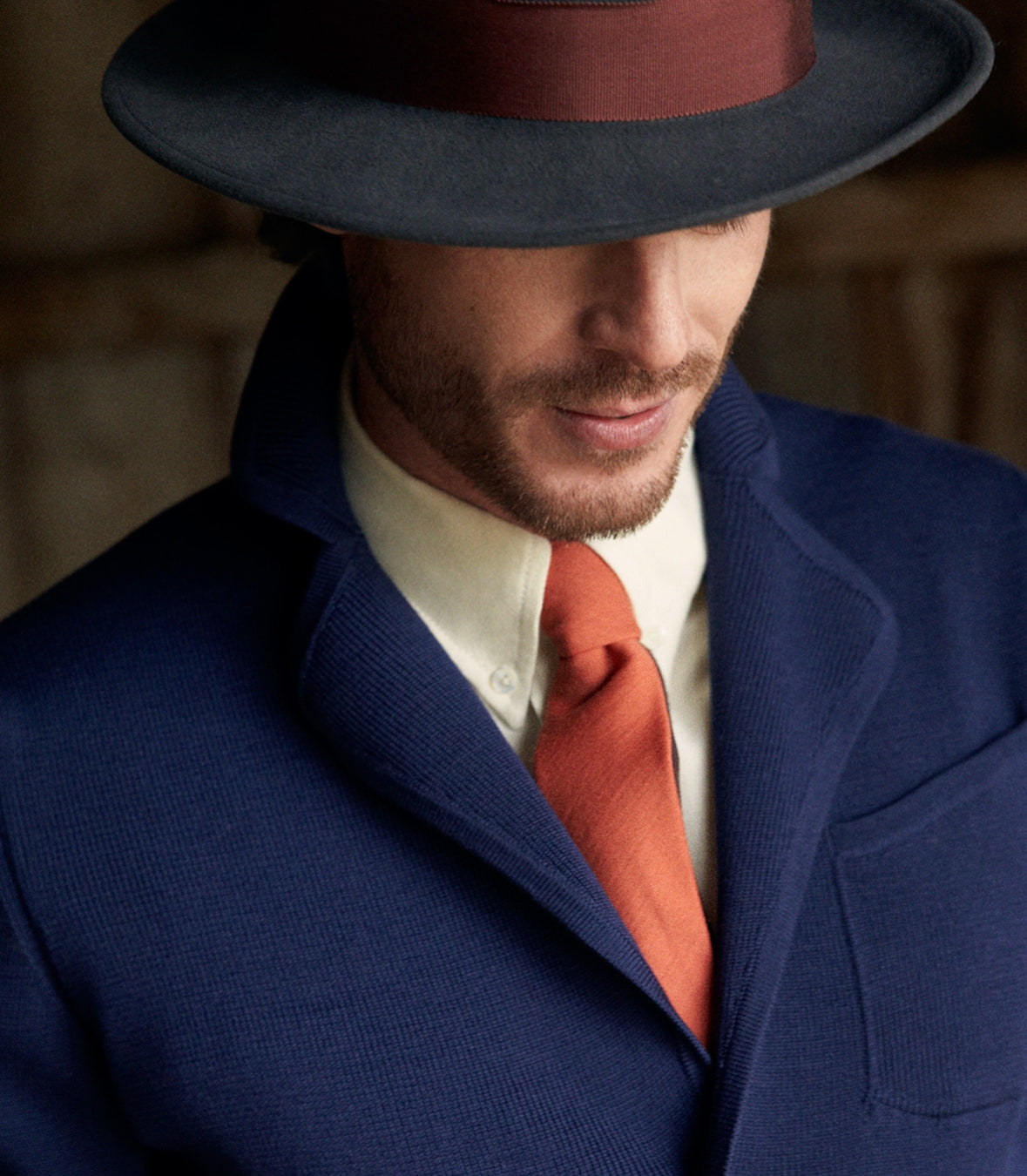 Wool Jersey Knit Tie Made in USA | RAMBLERS WAY
