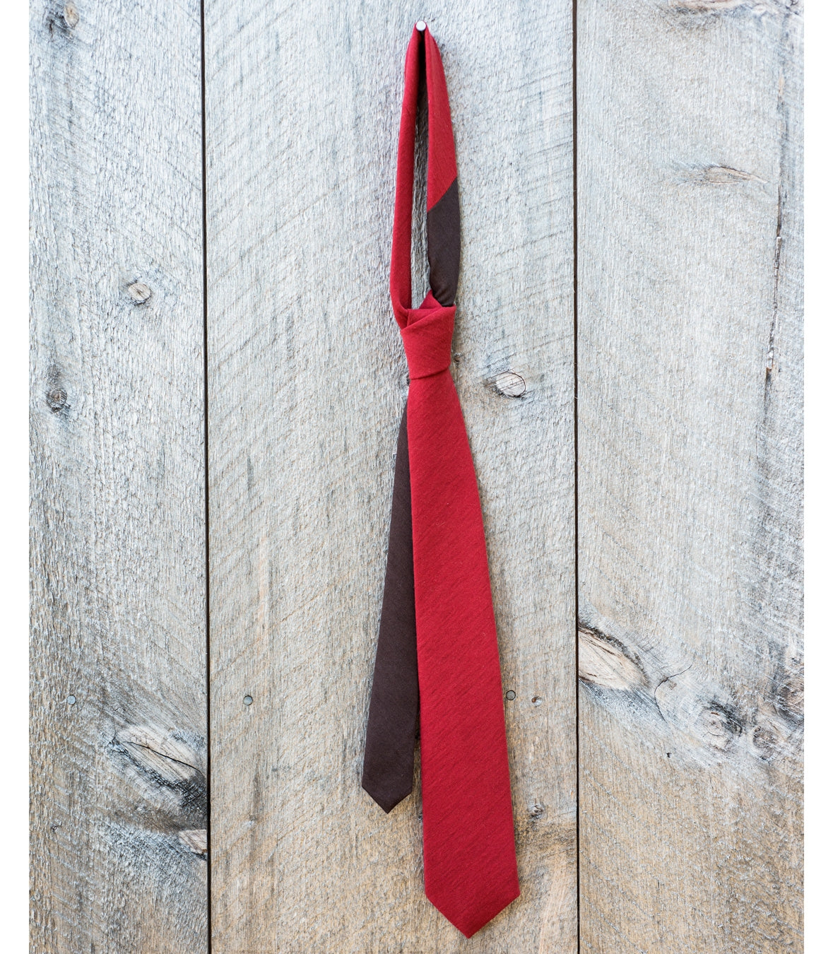 Wool Jersey Knit Tie Made in USA | RAMBLERS WAY