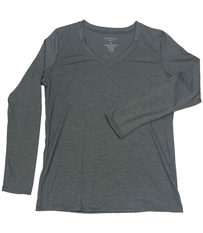 Men's Long Sleeve T Shirt - Slate Grey - Community Clothing