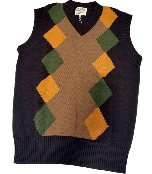 Wool V-Neck Sweater Vest