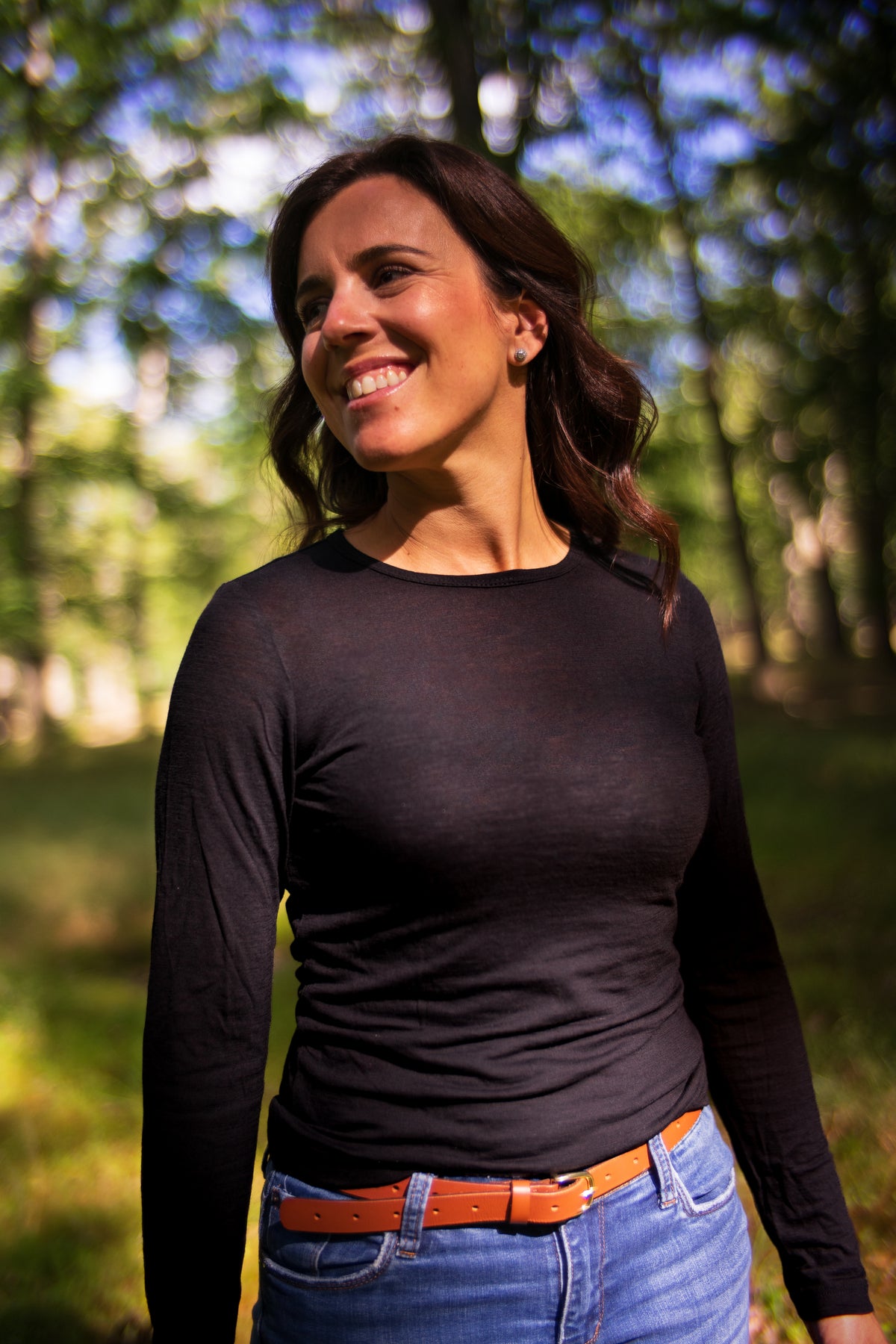Women's Merino Wool Jewel Neck Top | Made in USA | Ramblers Way ...