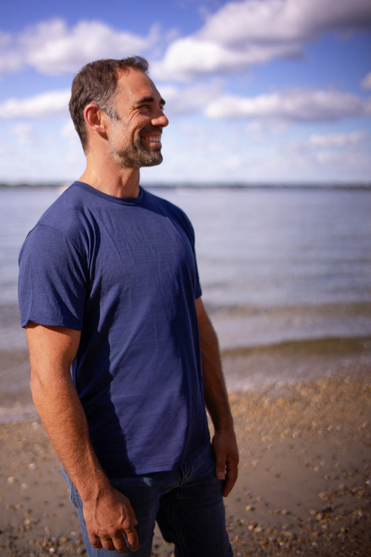 Wool Crew Neck Short Sleeve