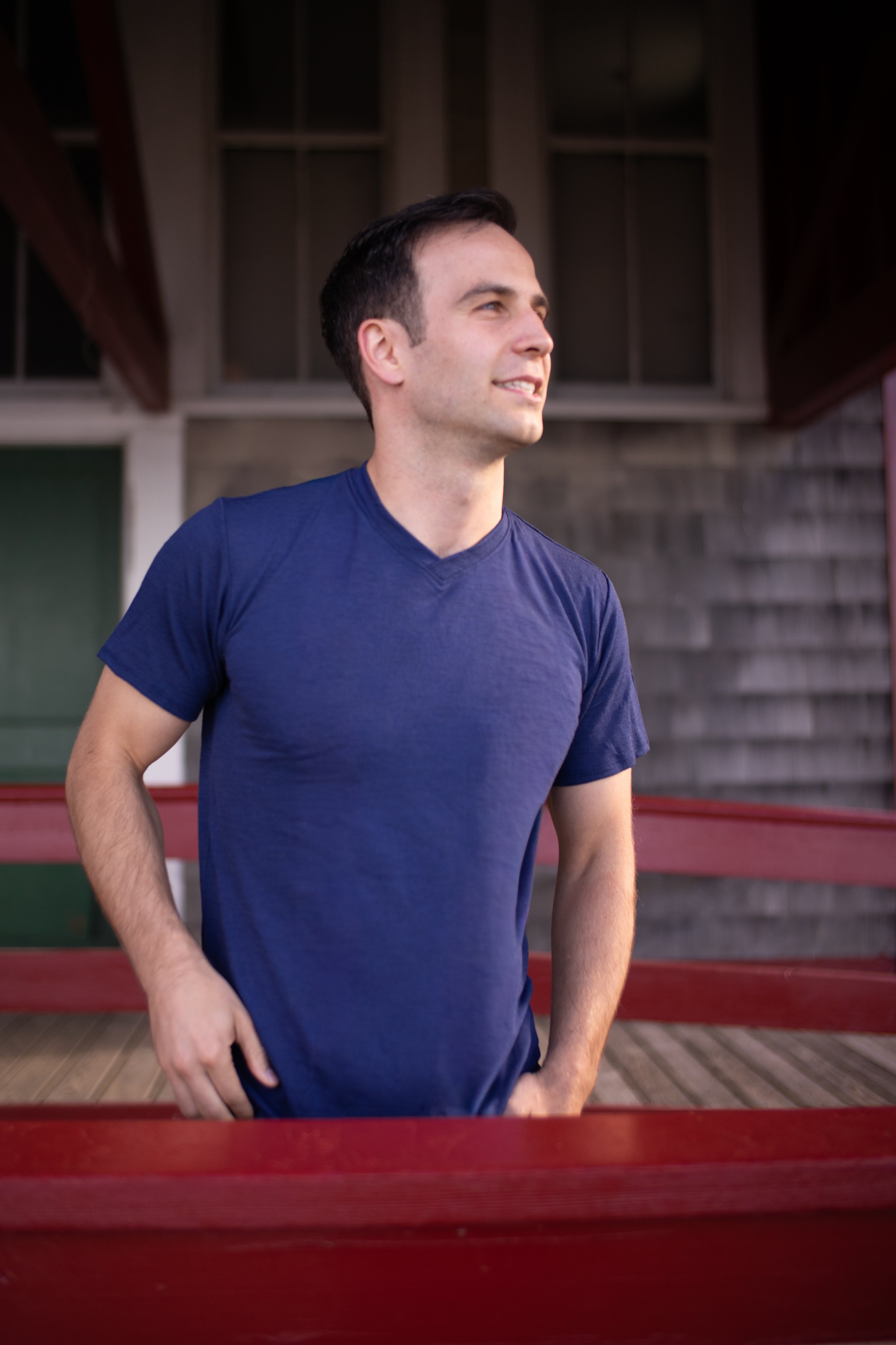 Best Wool Cross Neck SS Made in USA | RAMBLERS WAY – RamblersWay