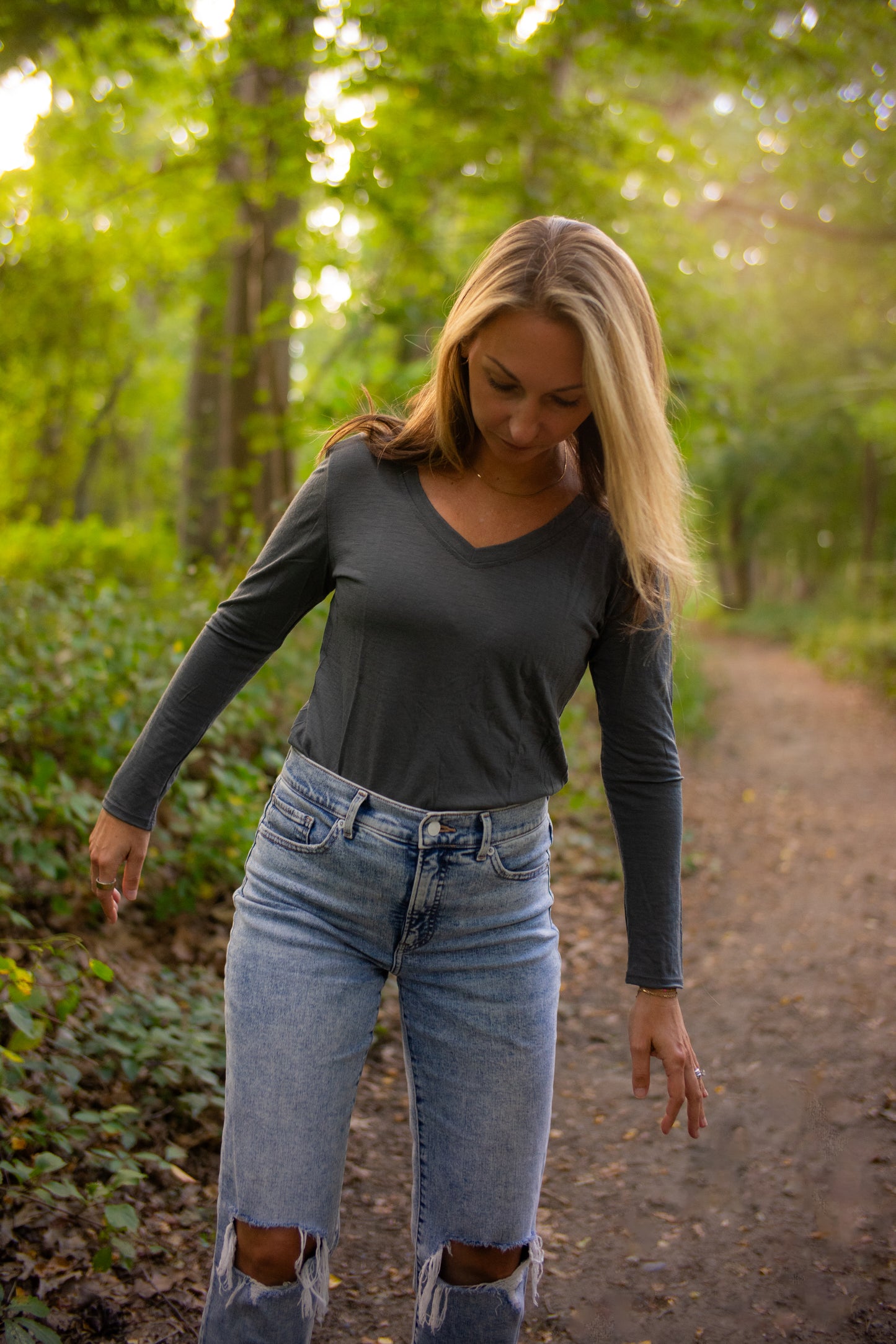 Wool V-Neck