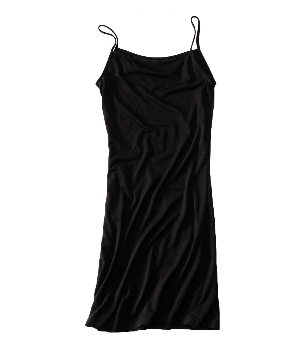 TOGA21ss black wool mohair camisole - キャミソール 