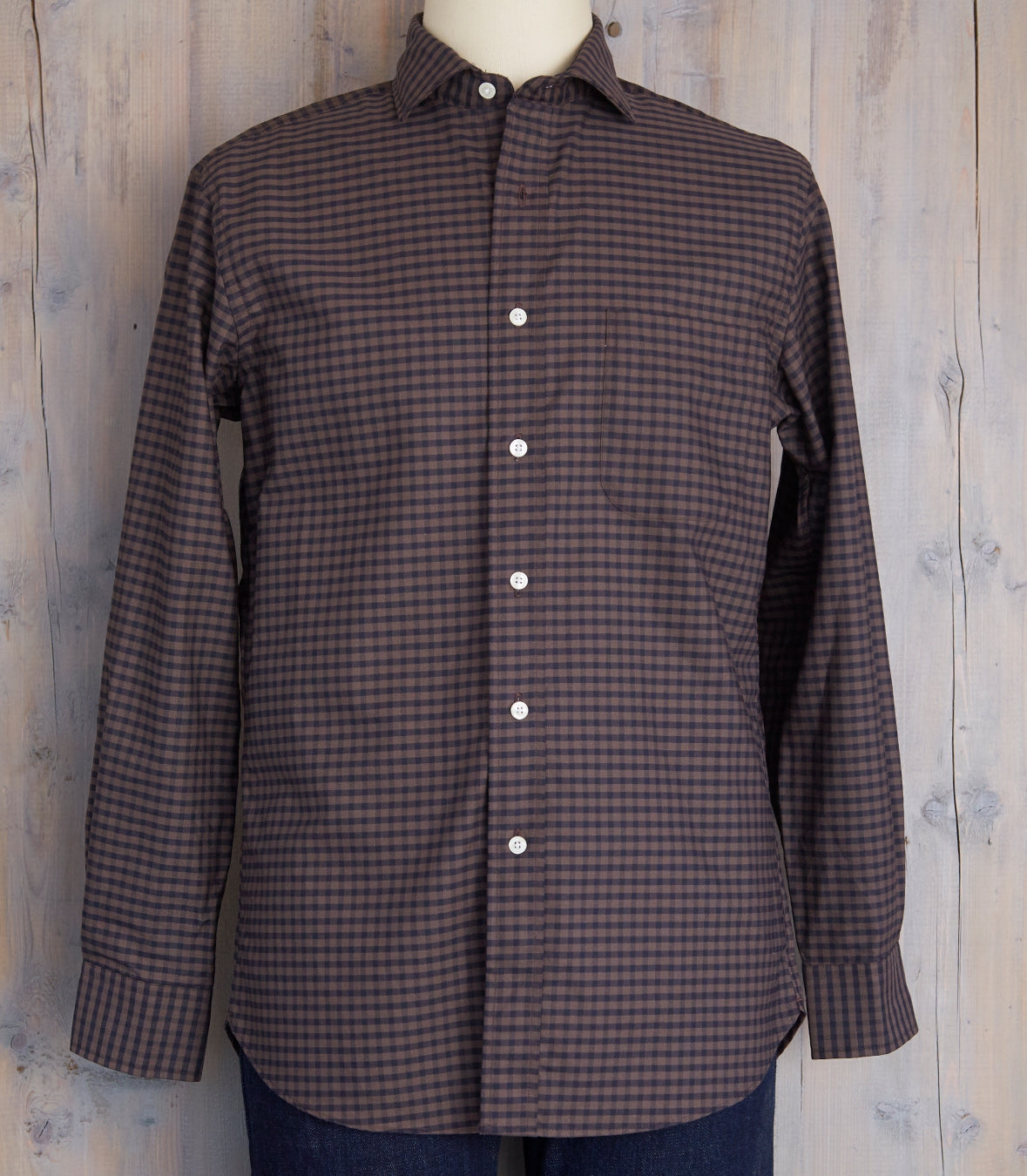 Cotton Lowell Semi-Fitted Shirt Made in USA | RAMBLERS WAY