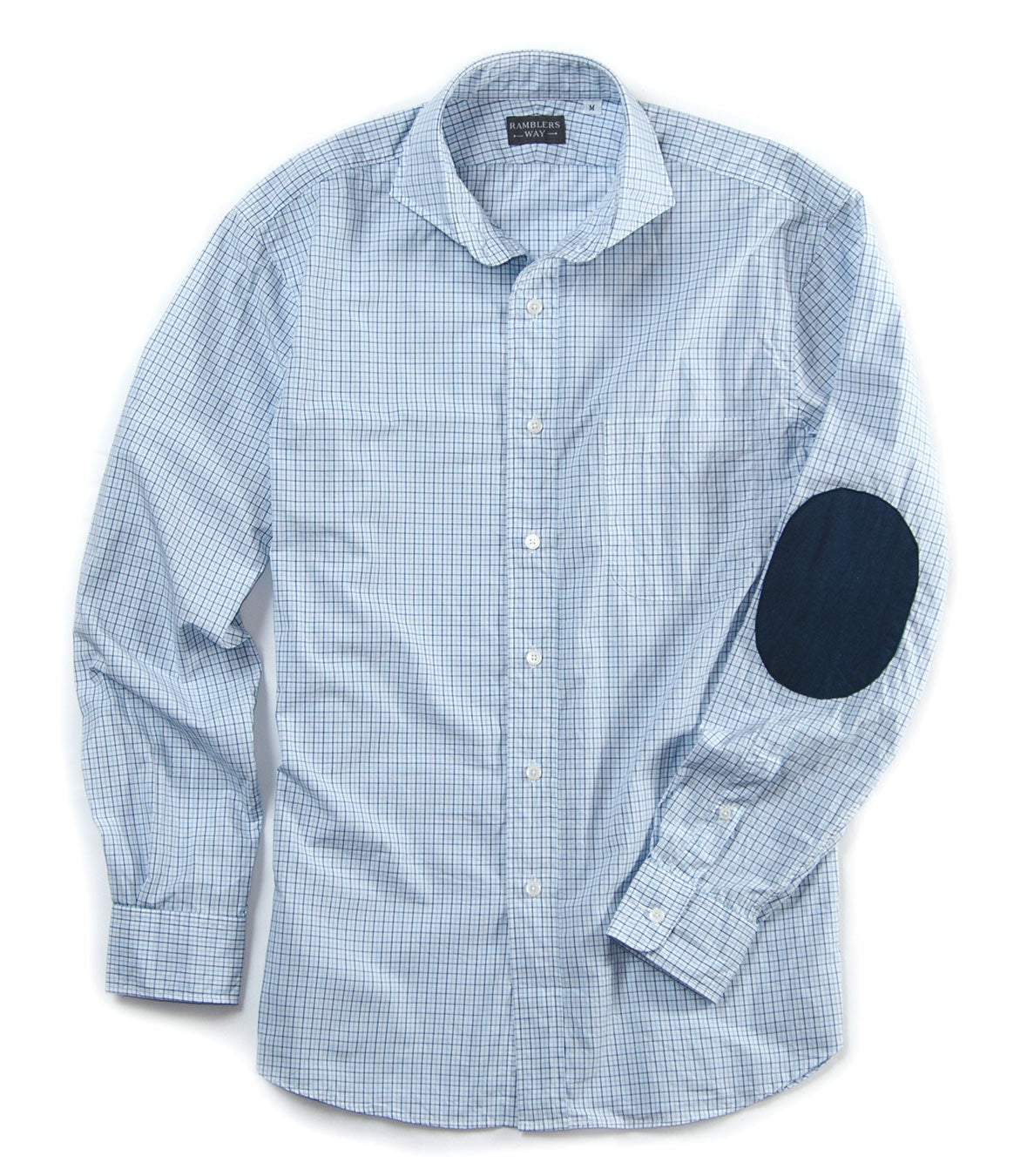 Wales Cotton Shirt w/ Elbow Patches Made in USA | RAMBLERS WAY