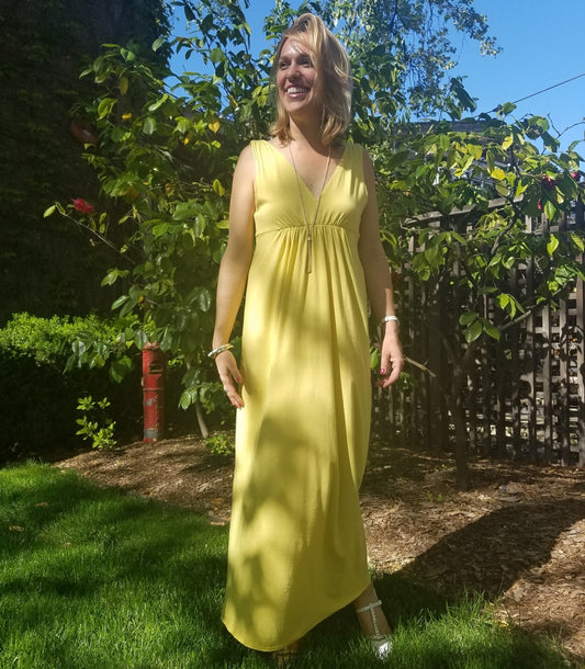 Cotton Empire Dress Made in USA | RAMBLERS WAY
