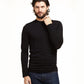Wool Crew Neck LS - Black Made in USA | RAMBLERS WAY