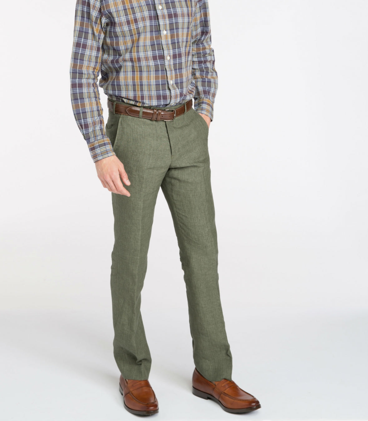 Linen Garda Pants Made in USA | RAMBLERS WAY