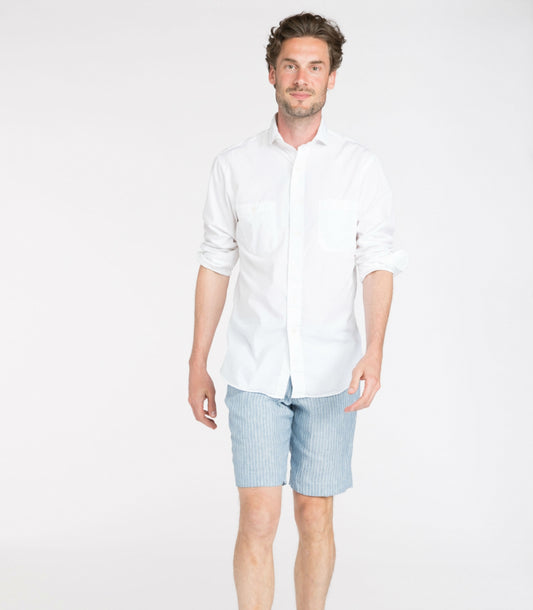 Men&#039;s Linen Garda Shorts Made in USA | RAMBLERS WAY