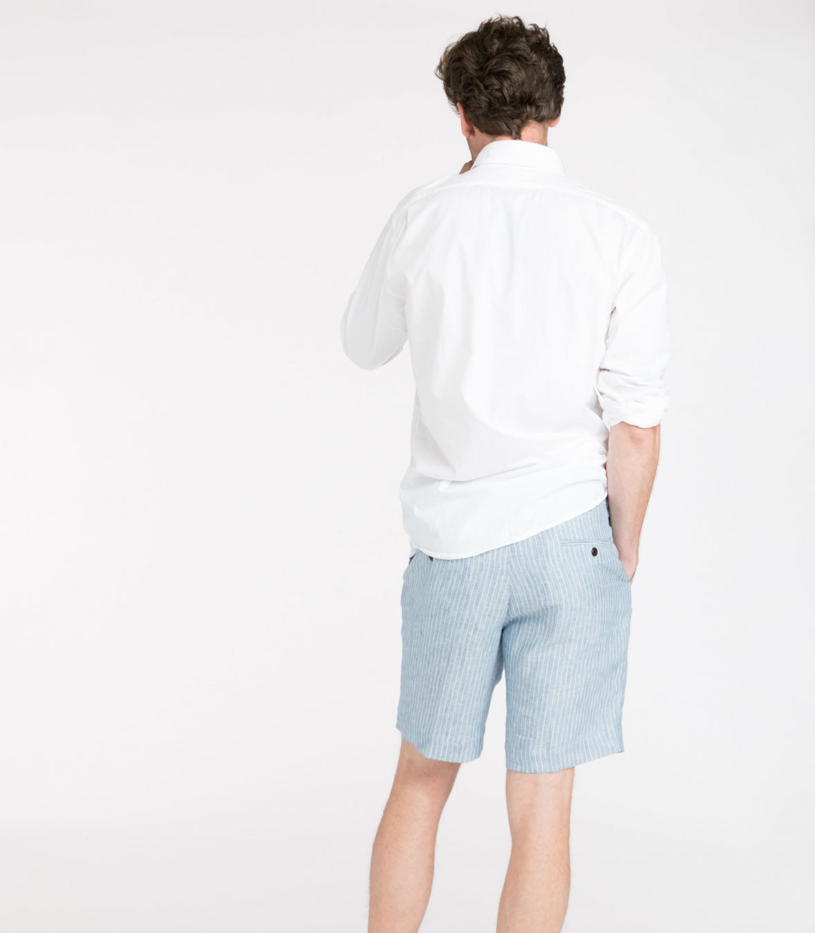 Men&#039;s Linen Garda Shorts Made in USA | RAMBLERS WAY