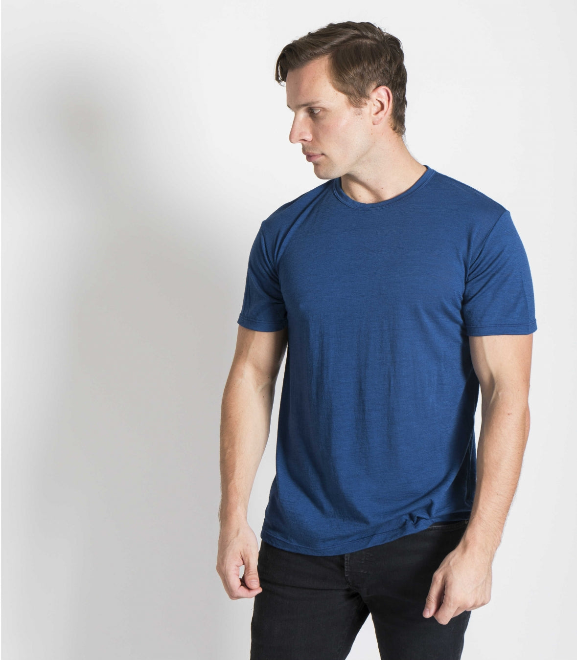 Wool Crew Neck SS - Additional Colors Made in USA | RAMBLERS WAY