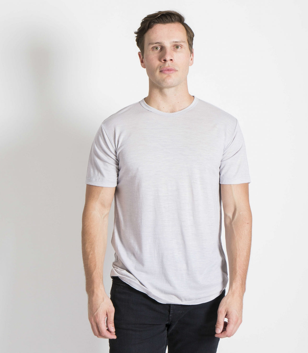Wool Crew Neck SS - Additional Colors Made in USA | RAMBLERS WAY
