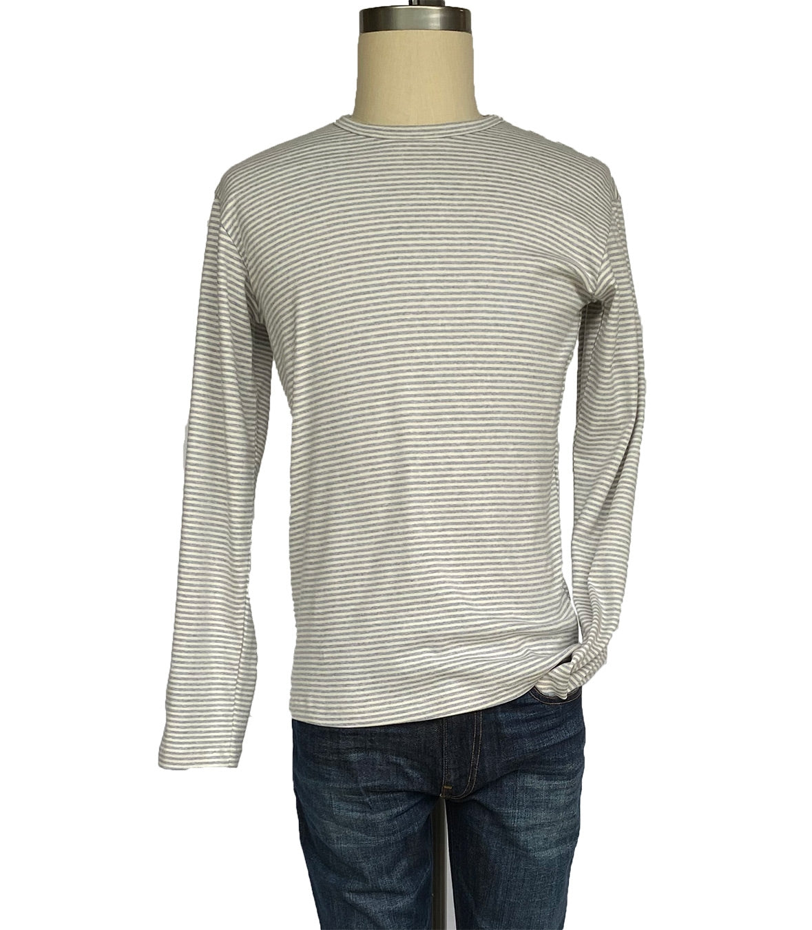 Cotton Crew Neck LS Made in USA | RAMBLERS WAY