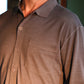 Wool Long Sleeve Button Down Polo Made in USA | RAMBLERS WAY
