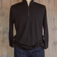 Wool Quarter Zip Pullover Made in USA | RAMBLERS WAY