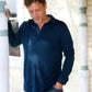 Wool Long Sleeve Polo Made in USA | RAMBLERS WAY