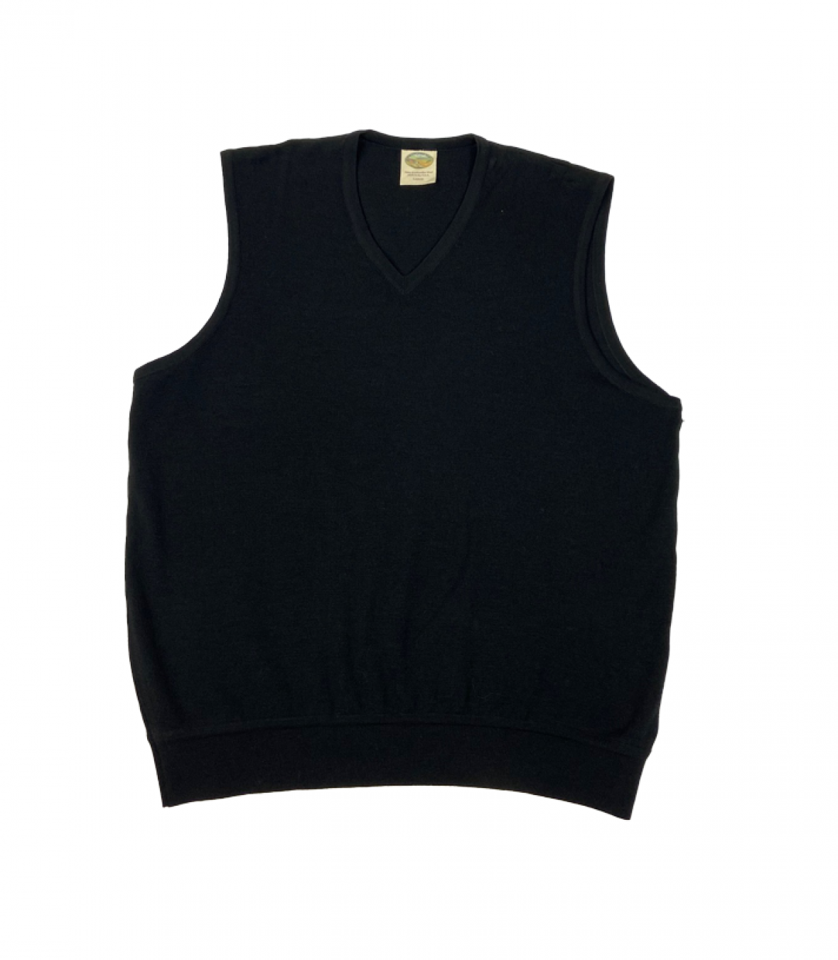 Mens Wool V Neck Vest Made in USA | RAMBLERS WAY