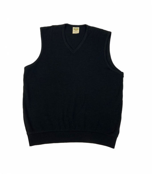 Mens Wool V Neck Vest Made in USA | RAMBLERS WAY
