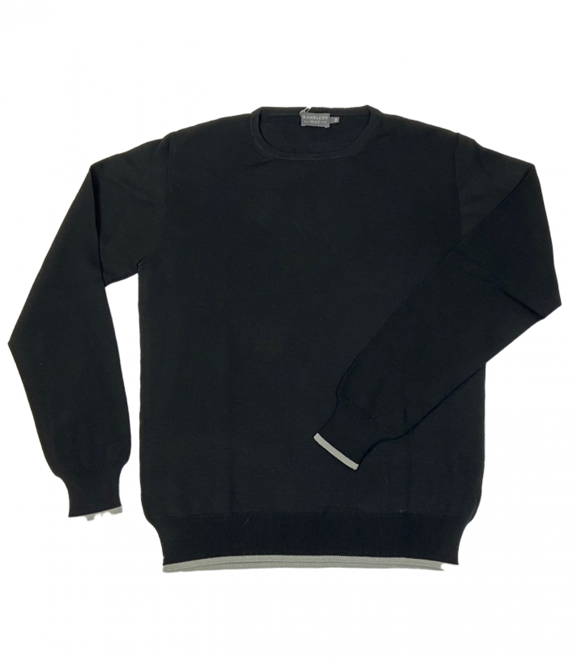 Best USA Crew Neck Wool Sweater Made in USA | Ramblers Way – RamblersWay