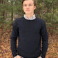 USA Crew Neck Wool Sweater Made in USA | RAMBLERS WAY