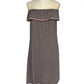 Off The Shoulder Frill Wool Dress