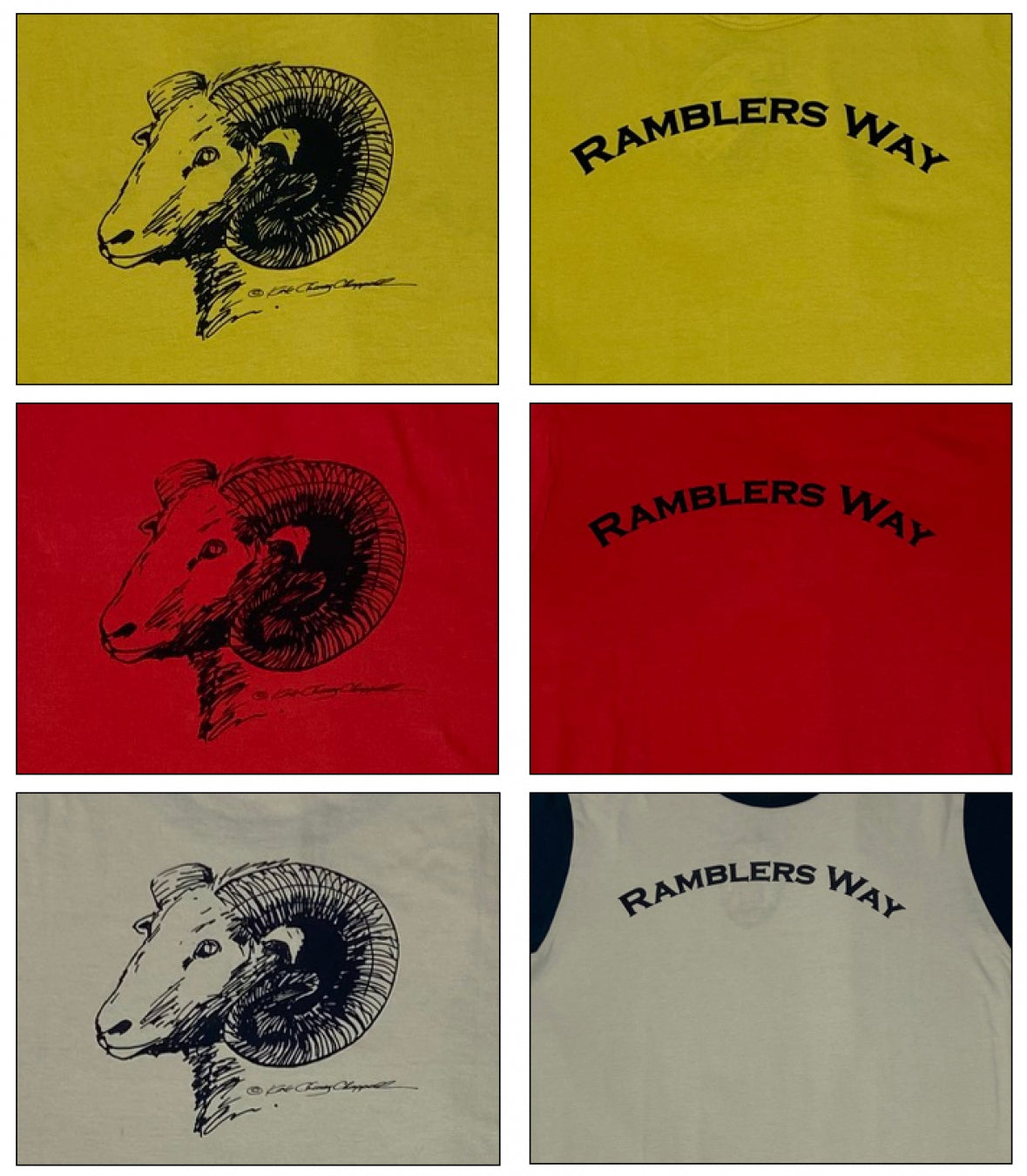 Cotton Crew Neck Tee - Short Sleeve Made in USA | RAMBLERS WAY