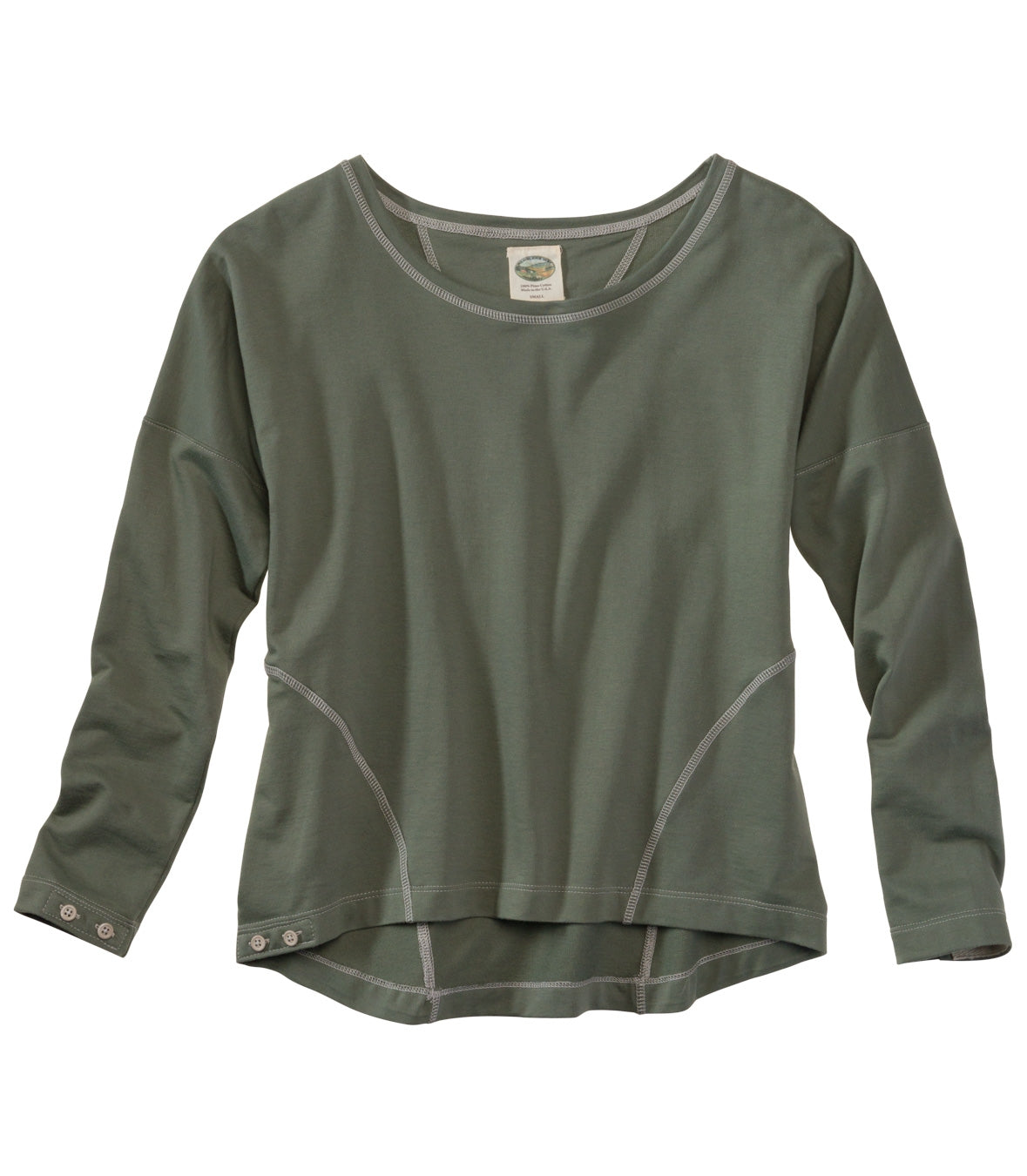 Cotton French Terry Pullover Made in USA | RAMBLERS WAY