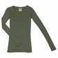 Cotton V-Neck - Long Sleeve Made in USA | RAMBLERS WAY