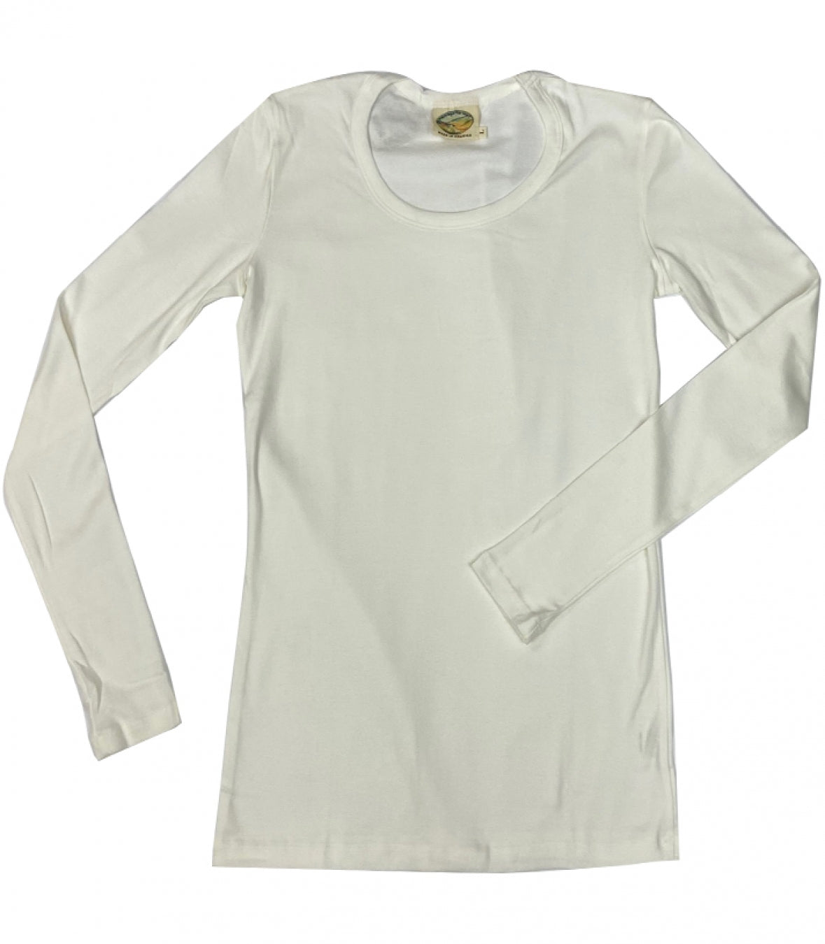 Cotton Scoop Neck - Long Sleeve Made in USA | RAMBLERS WAY
