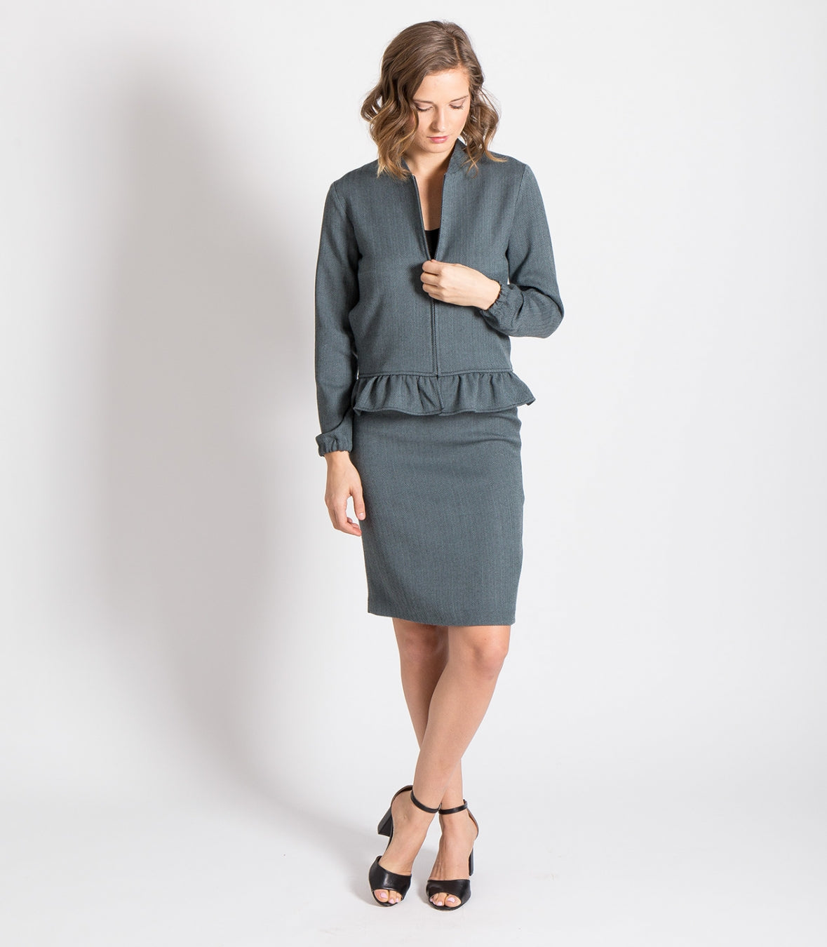 Wool Pencil Skirt Made in USA | RAMBLERS WAY