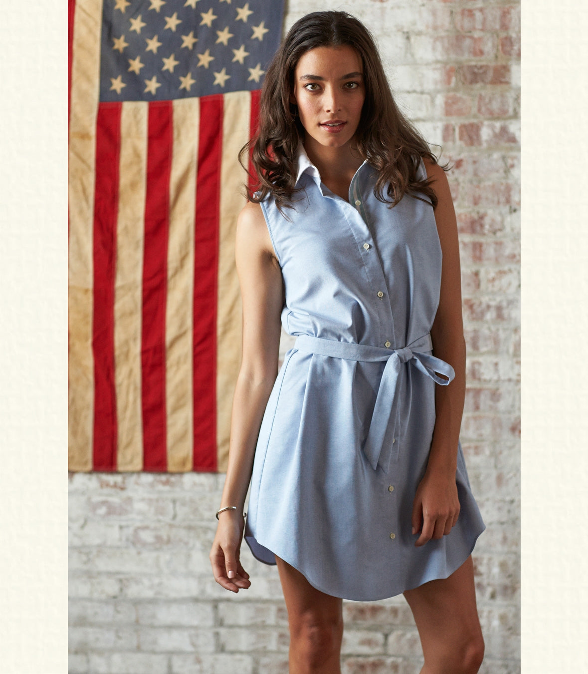 Cotton Tunic Dress Made in USA | RAMBLERS WAY